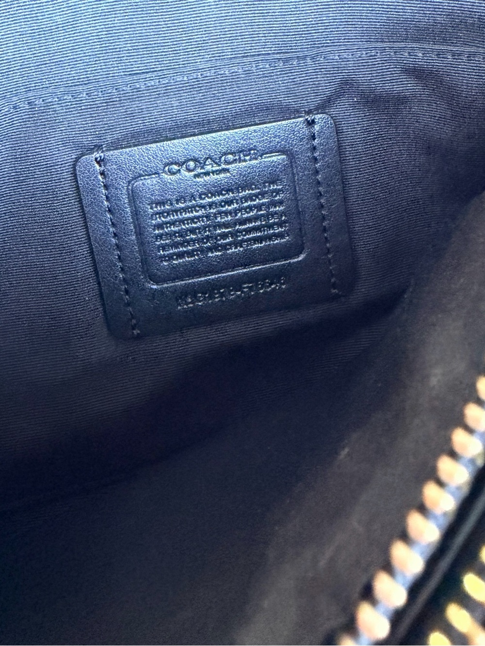 Coach Brown/Black Signature Mia Crossbody with Gold Hardware - Picture 7 of 7